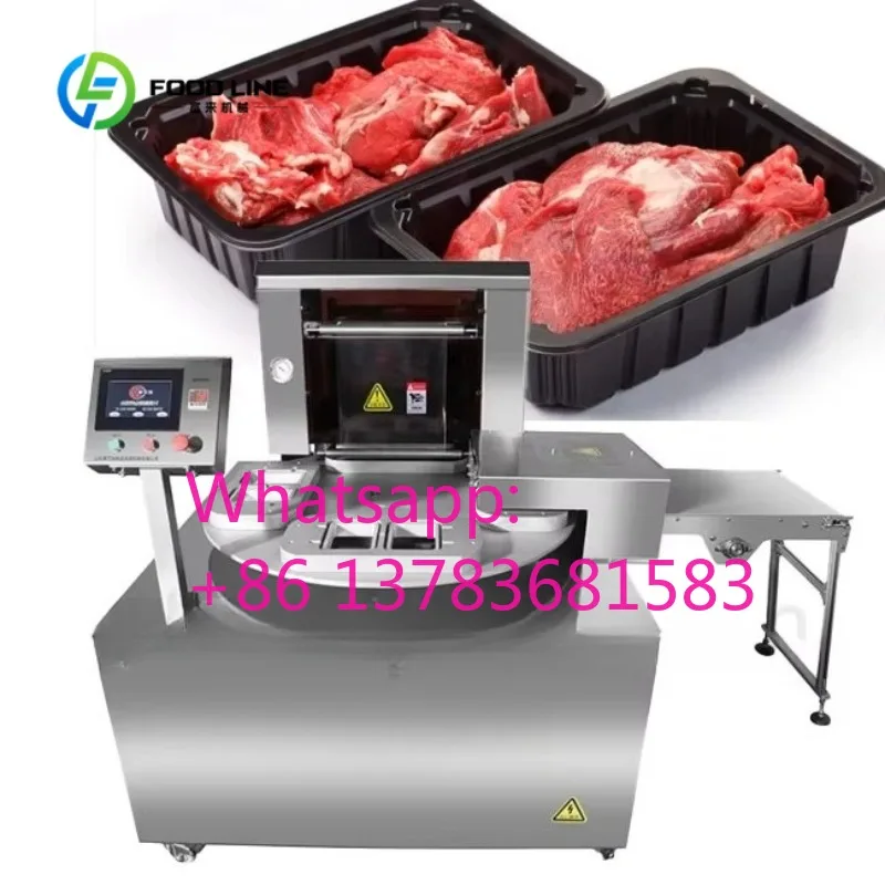 High - Speed Rotary Gas - Adjusting Packaging Machine | Automatic Modified Atmosphere Packaging for Food/Meat/Fruit Customized