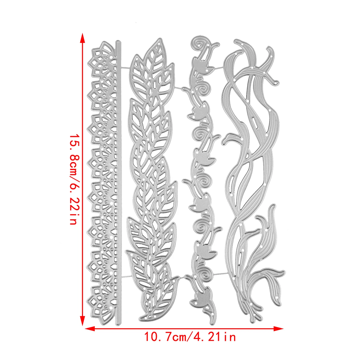 Flower Leaves lace Metal Cutting Dies Craft Stamps die Cut Embossing Card Make Stencil