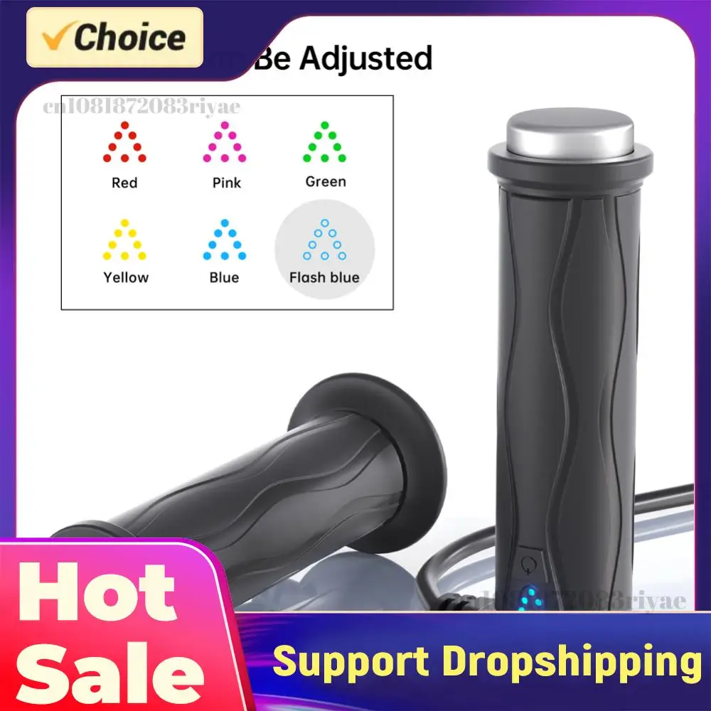 

Электрические подогреваемые ручки для мотоцикла 12В, 5-ступенчатые, силиконовые, с электроподогревом, для зимы