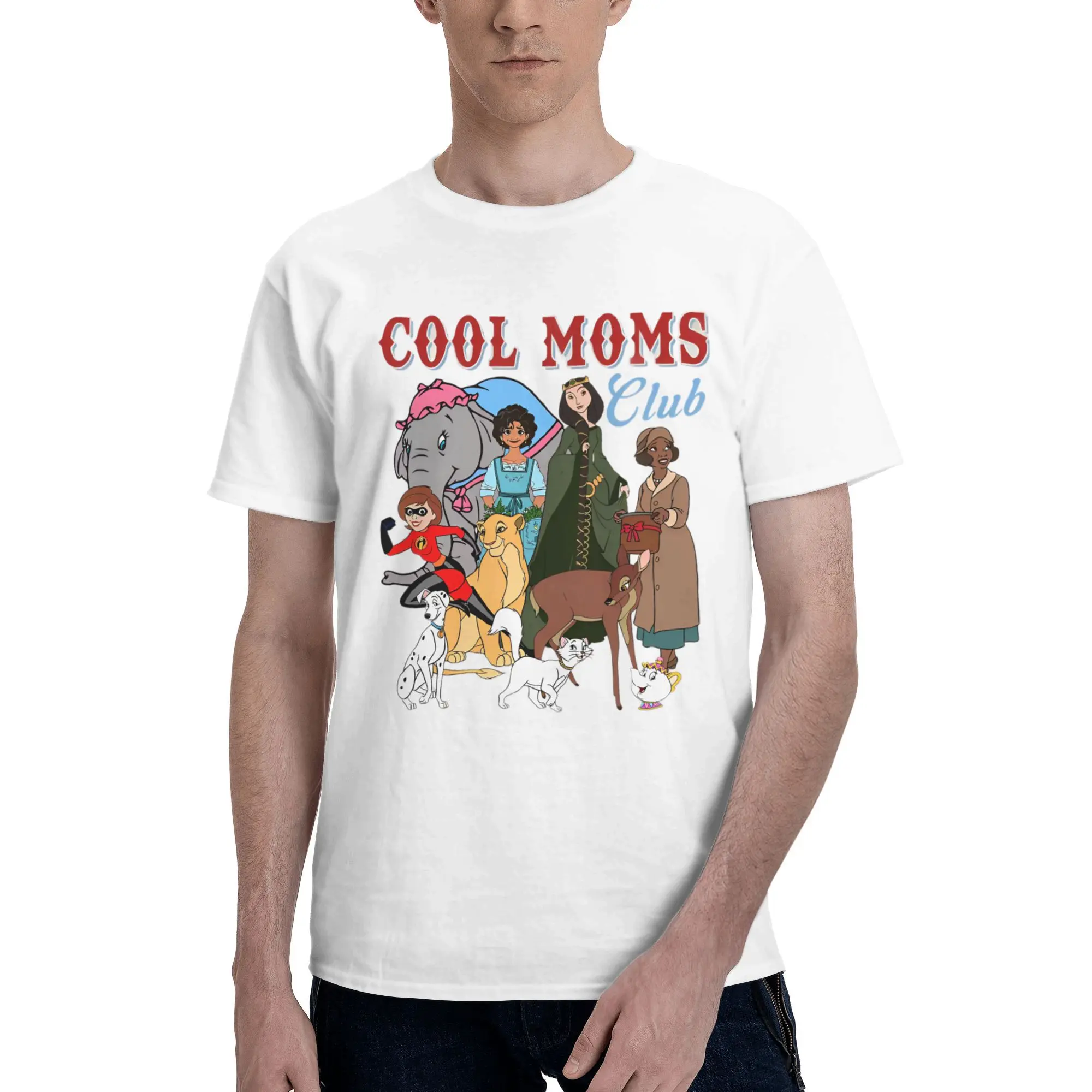 

Cool Moms Club Mother's Day 2025 Gift Accessories Men Women T Shirts Cotton Tee Graphic Printing Tops T-shirt