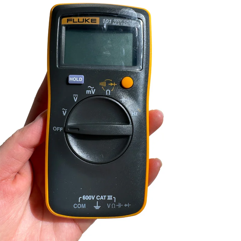 فلوك 101 مقياس متعدد رقمي 6000 عدد المهنية الرقمية المتعددة متر الفولتميتر السيارات المدى الكهربائية تستر بوليمتر