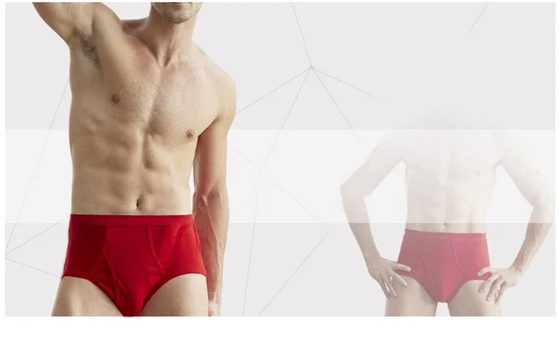 Ropa Interior Masculina de Talla Grande, Color Sólido, 100% Algodón, Cómoda, Transpirable, Holgada, Calzoncillos para Hombre