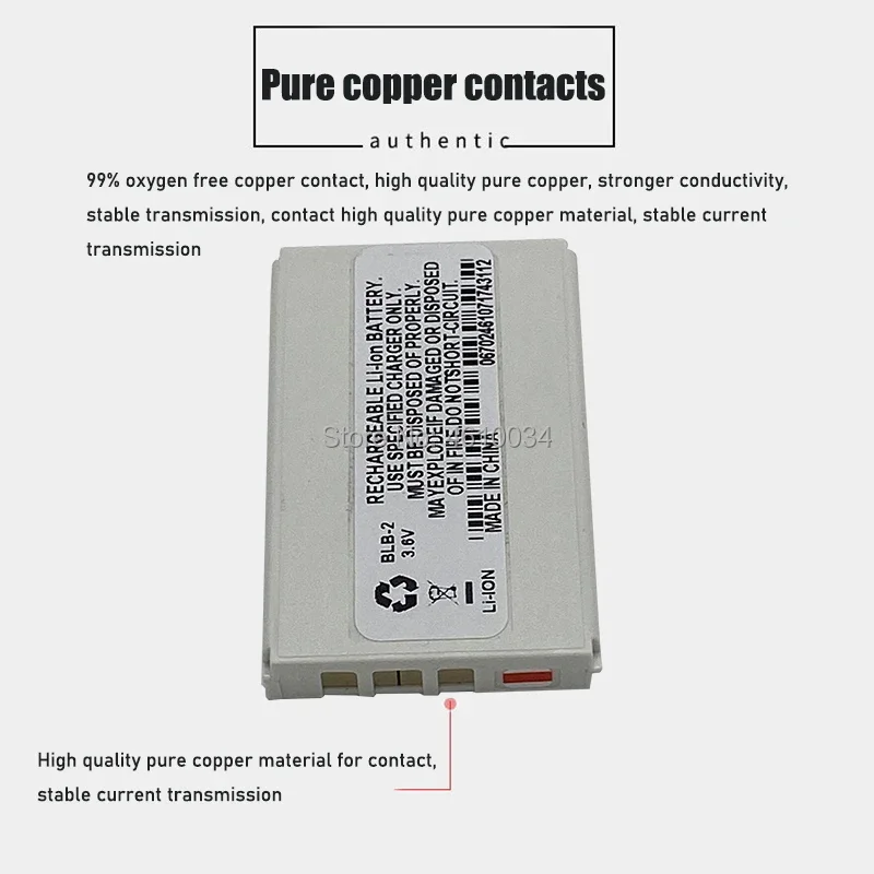 BLB-2 Battery for Nokia 3610 6510 6590 6500 6590i 7650 8290 8310 8390 8210 8250 8270 8850 BLB 2 800mAh New image 3