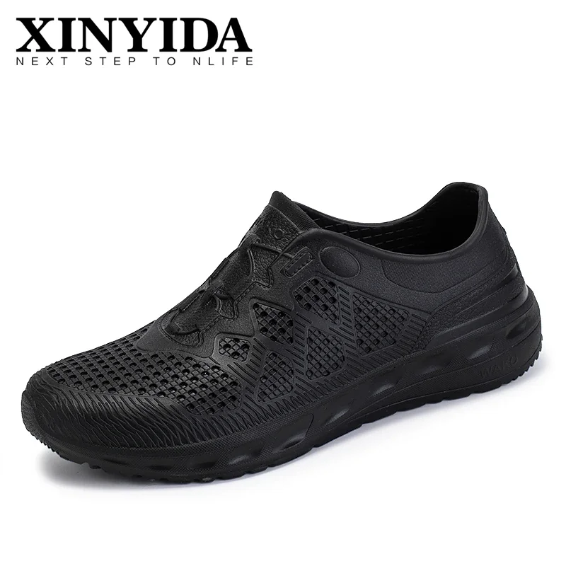 Men's Rain Shoes Non-slip Waterproof Oil-Proof Hotel Work Shoes Slip On Resistant Kitchen Chef Shoes Or Wet Clogs Big Size 39-44