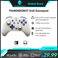 THUNDEROBOT G40 Professional Gamepad Buletooth Wired Dual-mode Vibration Joystick Controlle Built-in NFC for Switch Windows PC