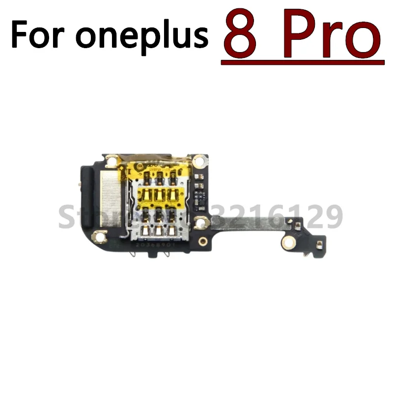 Sim Card Socket Slot Tray Reader Holder Connector Container Board Flex Cable For OnePlus 11 12 13 7T 8T 7 8 9 10 Pro 9R 9RT 11R view 2