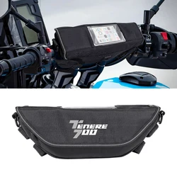 Acessórios da motocicleta saco de armazenamento à prova dwaterproof água saco guiador bolsa de ferramentas de viagem para yamaha tenere 700 xt700z xtz 700 t7 t700 2019-