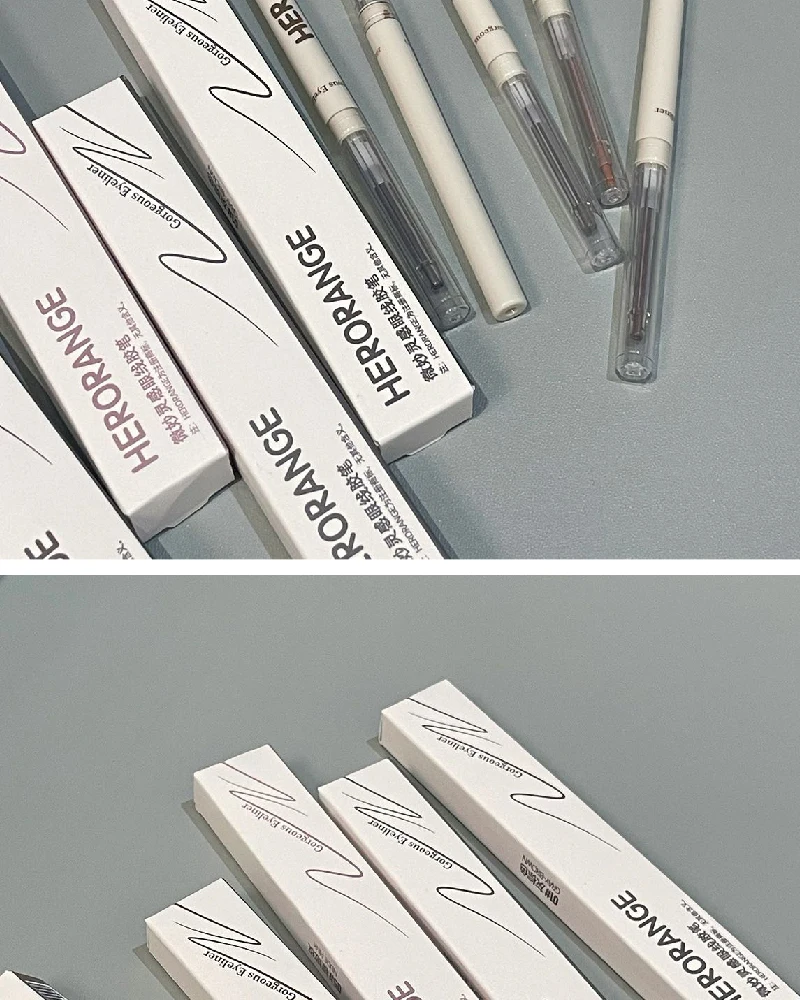 Herorange Eyeliner Gel-Stift Wasserfest Verwischungsfrei Langanhaltend 3D Augen-Make-up für Anfänger – Detail 13