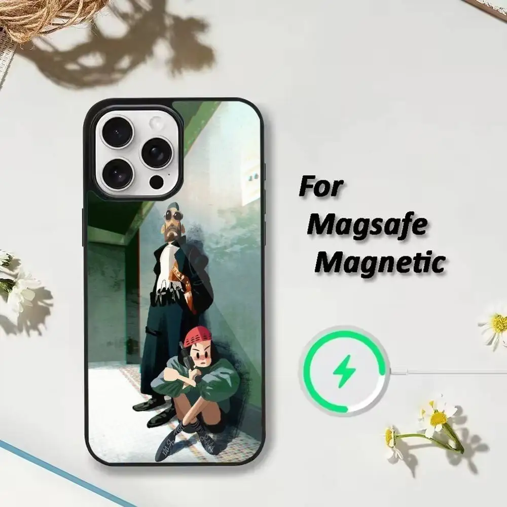 حافظة هاتف ليون الاحترافية لهاتف آيفون 17,16,15,14,13,12,Plus,Pro,Max للشحن اللاسلكي المغناطيسي Magsafe