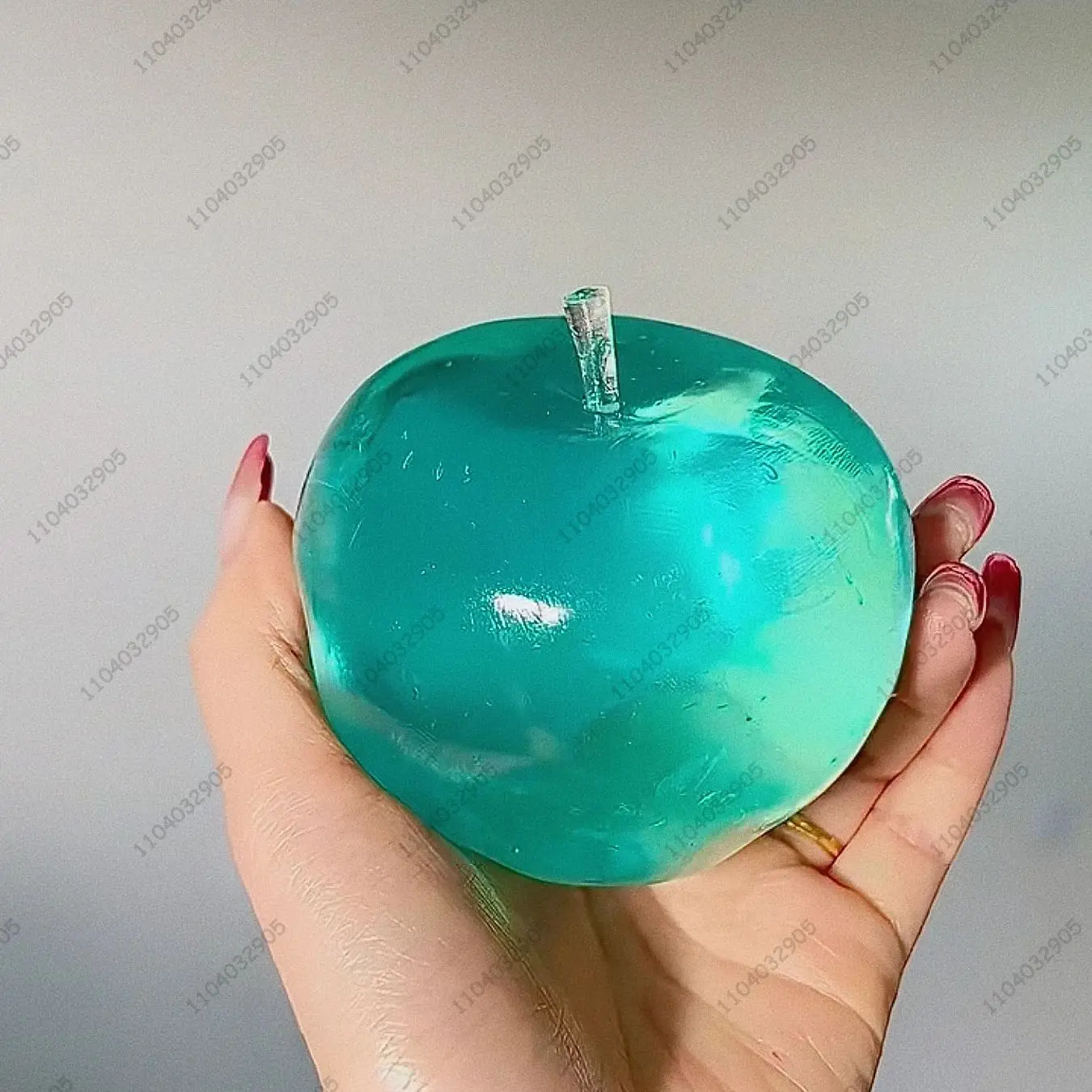 

Shapable Stress Ball Crystal Apple Squishy Transparent Apple Stress Ball Squeeze Vent Ball Stress Relieve Stress Hand Relax Toy