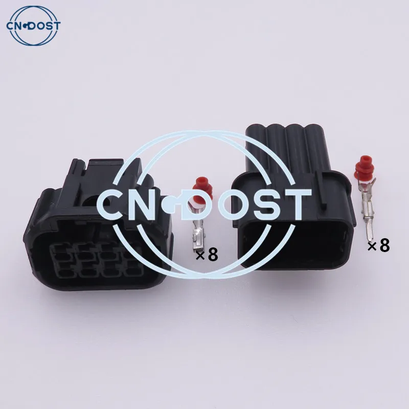 1 Set 8 Hole LED Headlight Speaker Connector Waterproof Plug AC Assembly For Honda Civic Odyssey XRV VEZEL 6189-7423 6181-6850