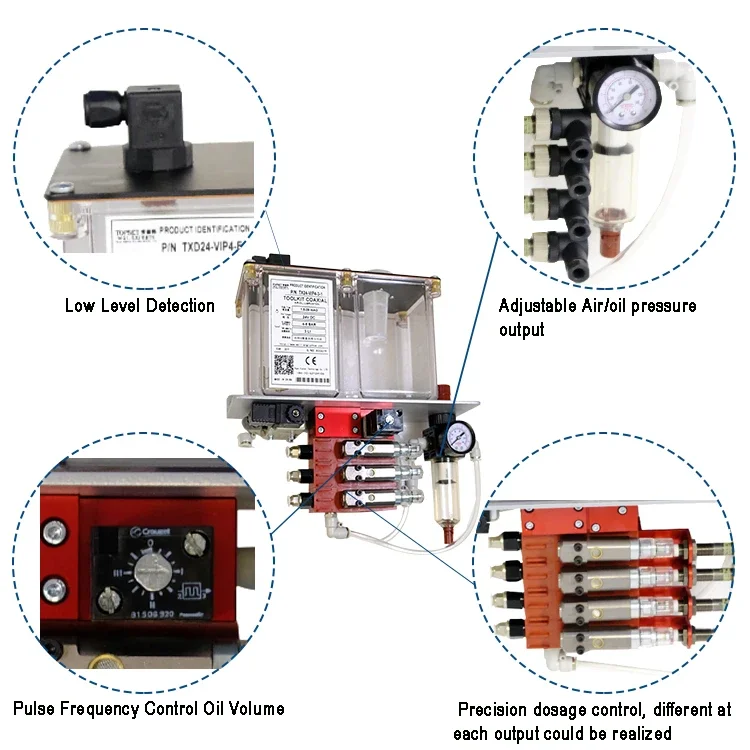 Hot-Selling TX24-VIP4-3-1 Machine Tool Equipment Jet with Minimum Quantity Lubrication (MQL) in Stock