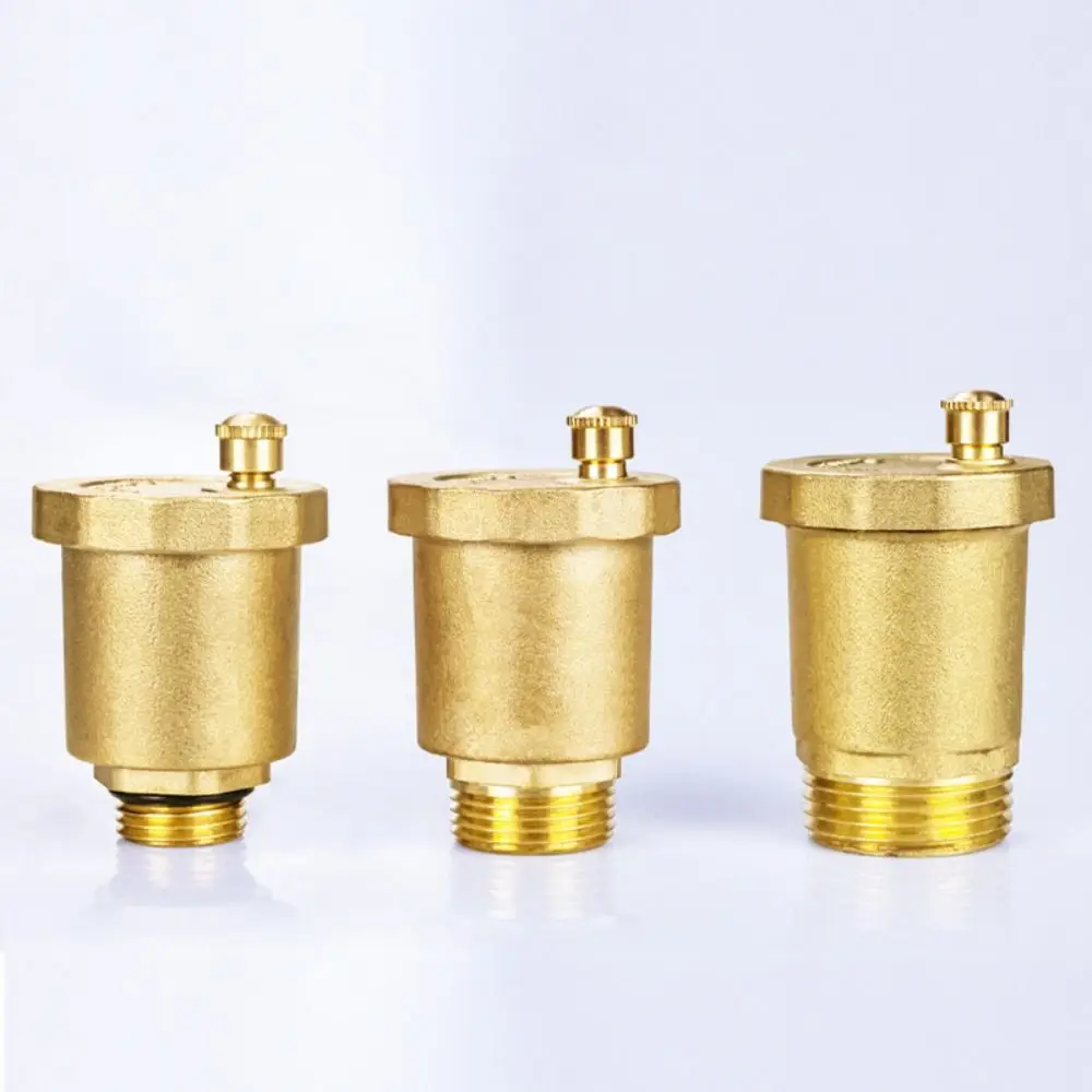 Brass Material Automatic Exhaust Release Valve Standard Male Thread Automatic Operation Air Vent Valve Distributor Manifold