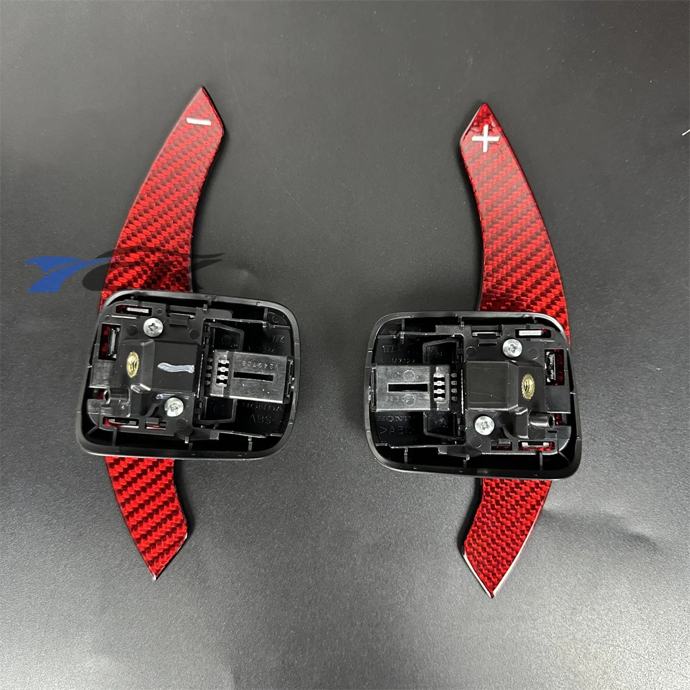 

Shift Paddles Red Carbon Fiber Steering Wheel for 2018 2019 2020 2021 2022 2023 Honda Accord Steering wheel accessories