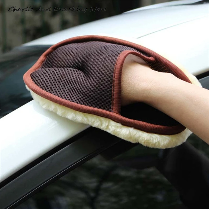 New Car Motorcycle Washer Car Cleaning Glove Auto Plush Vehicle Wash Mitten Cloth Cleaning Polishing Mitt Brush