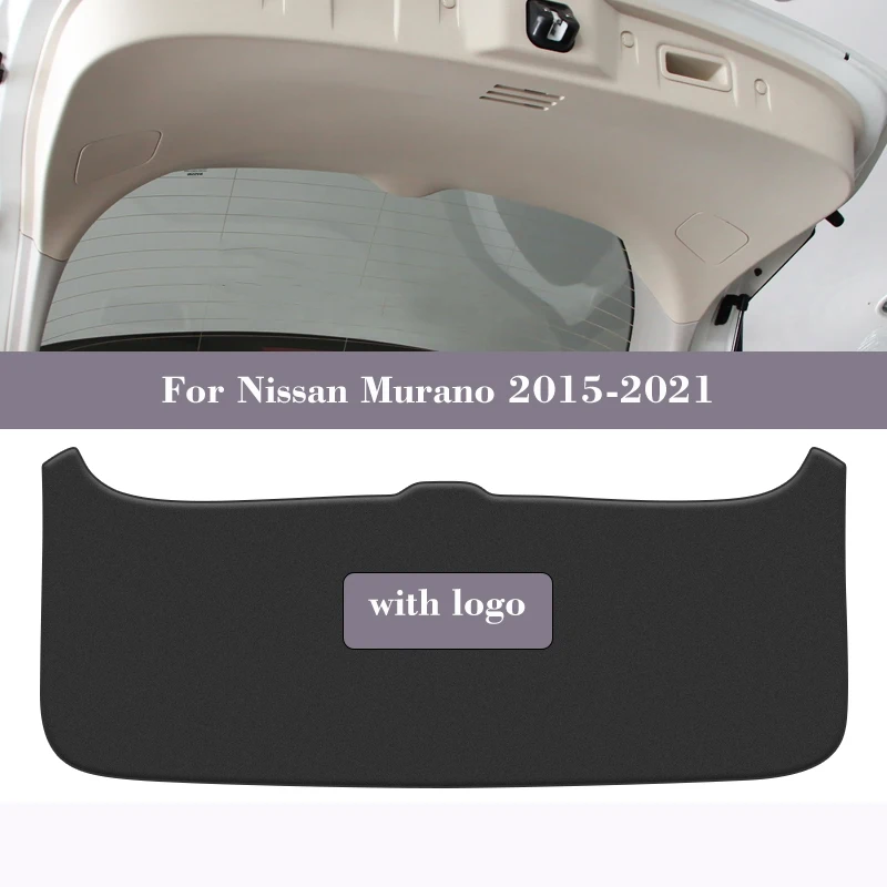 

Car Rear Trunk Tailgate Scratch-Resistant Mat Anti-Kick Protective PU Leather Decoration Pad For Nissan Murano 2015 2016-2021