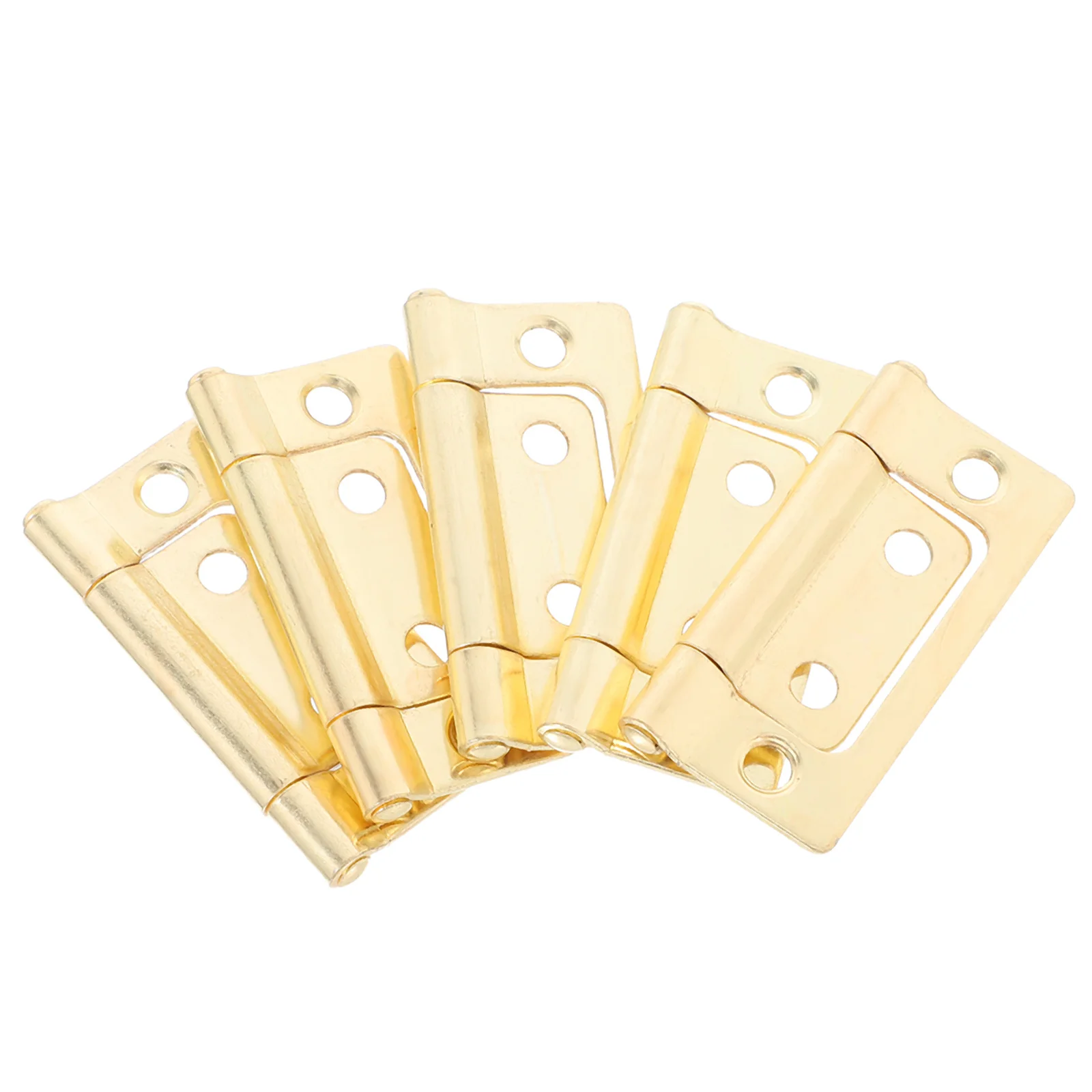 

5 Pcs Cabinet Door Hinge Front Hinges Cupboard outside Mount Furniture Hardware Corner