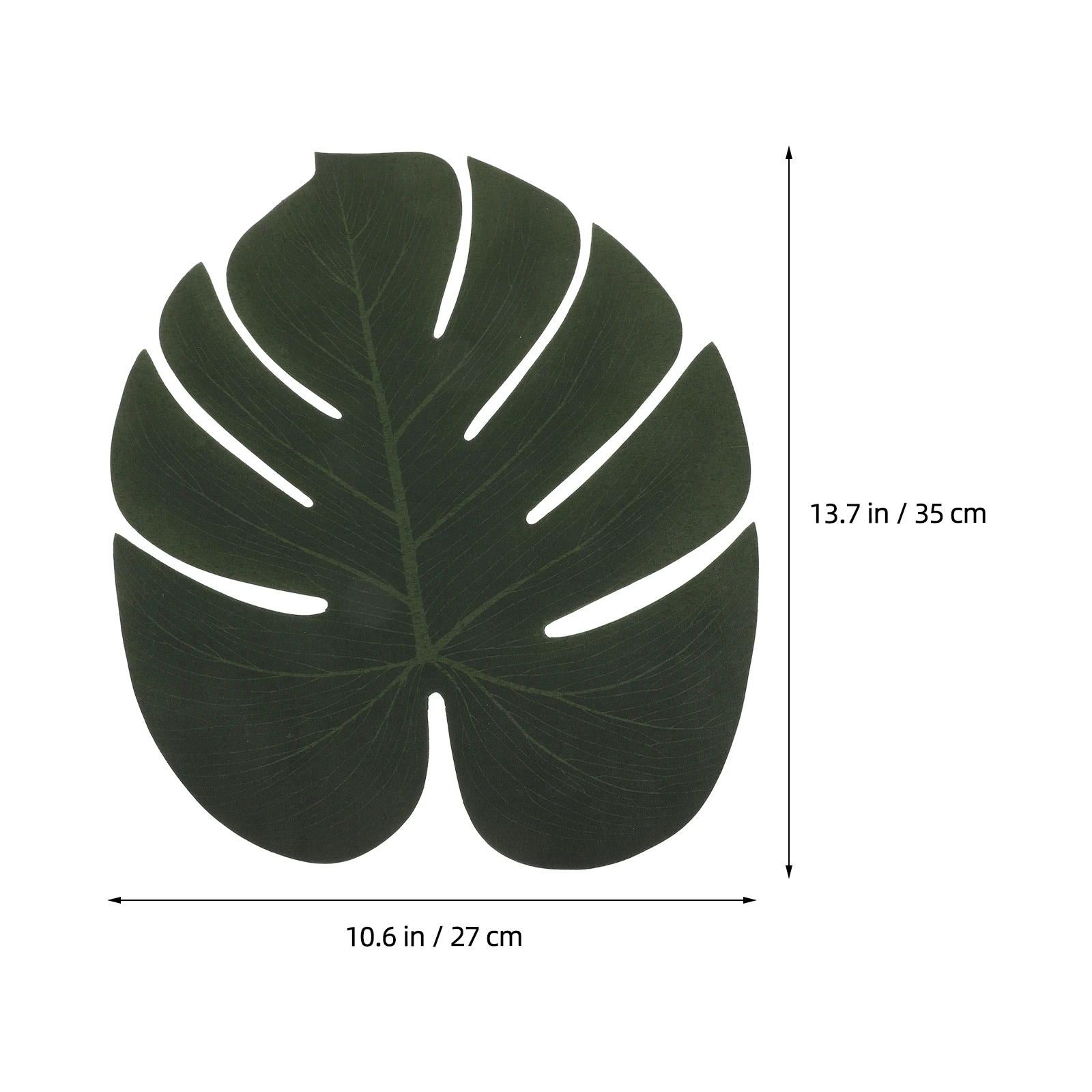 

30pcs Artificial Fake Leaves Tropical Plant Decoration Lifelike Monstera Faux Palma Lifelike Leaf Adornment For Home Wedding