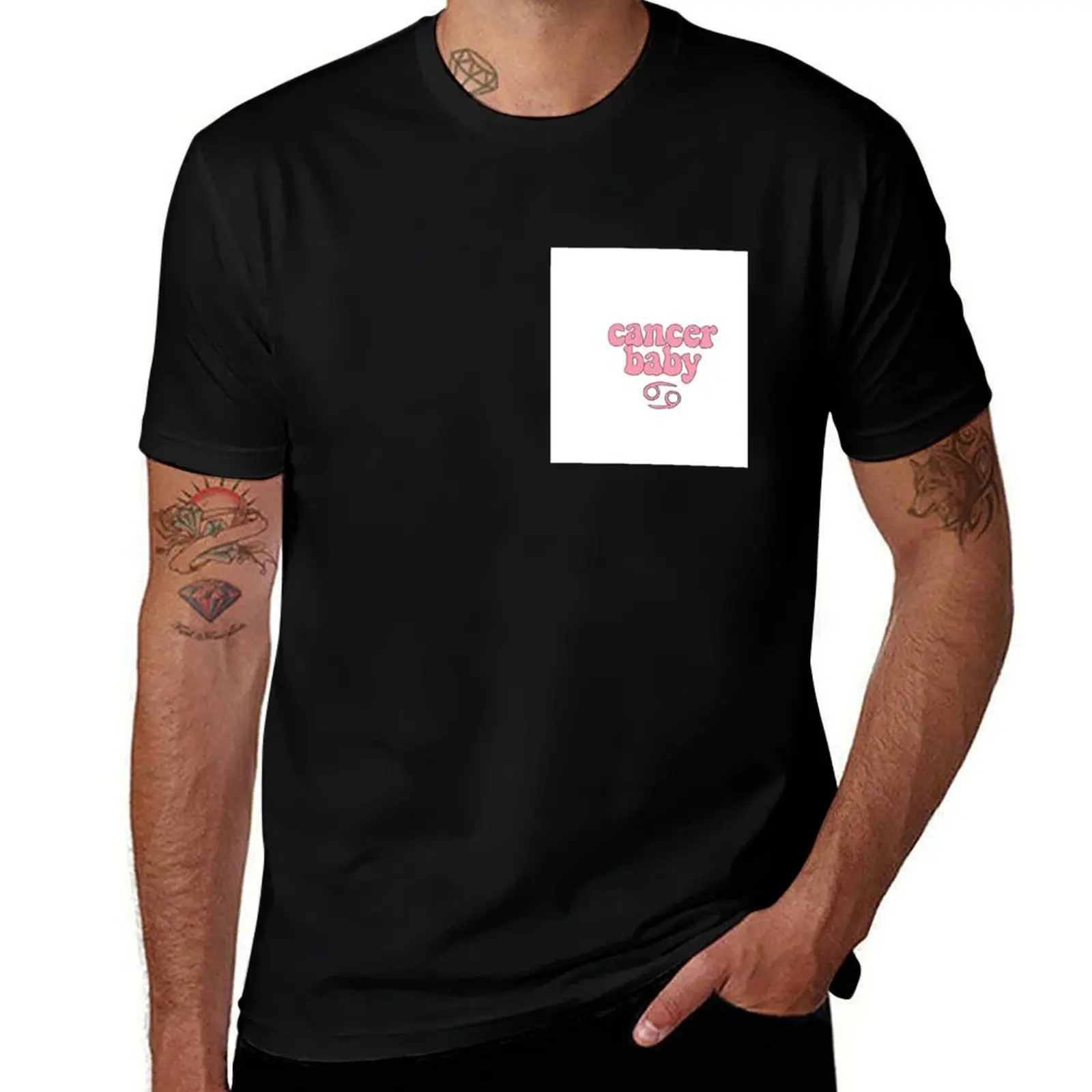 

Cancer baby T-Shirt fashion shirts Clothing tees mens clothing