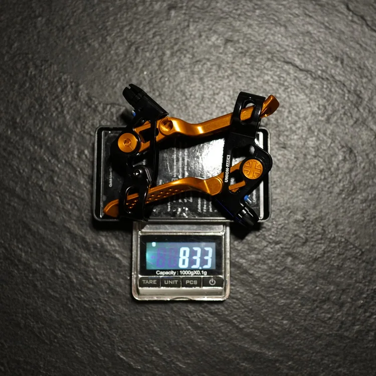 UnionJa Lightweight Aluminum Brake Levers for BMX Bicycle Modin Ultra3 84g per Pair Cycling Equipment Accories