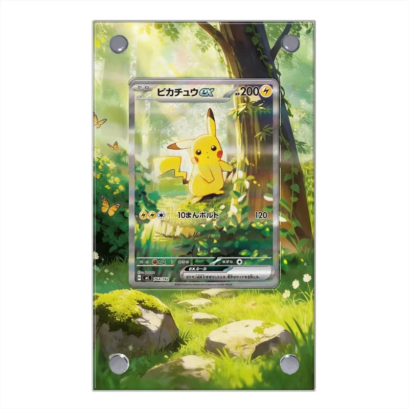 Защитный-акриловый-футляр-для-карт-pokemon-ptcg-qikatchu-ex-коллекционный-для-аниме-игр-подарок-брелок-сделанный-своими-руками