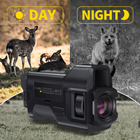 FNIRSI NVS-20 4K Monocular Telescope, Day And Night Use, 5x Digital Zoom Hunting Boat For Photography And Video Shooting