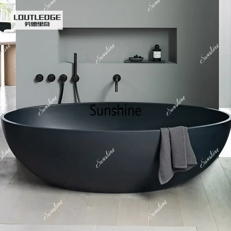 Brown Free-standing Matte Family Double Couple Hotel B & B Bathtub  FT