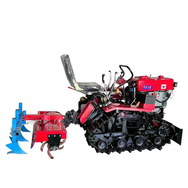 Hot Selling Micro Planter Four-Wheel Drive Rotary Cultivator Tractor 4 Wheel 35HP Mini Tiller