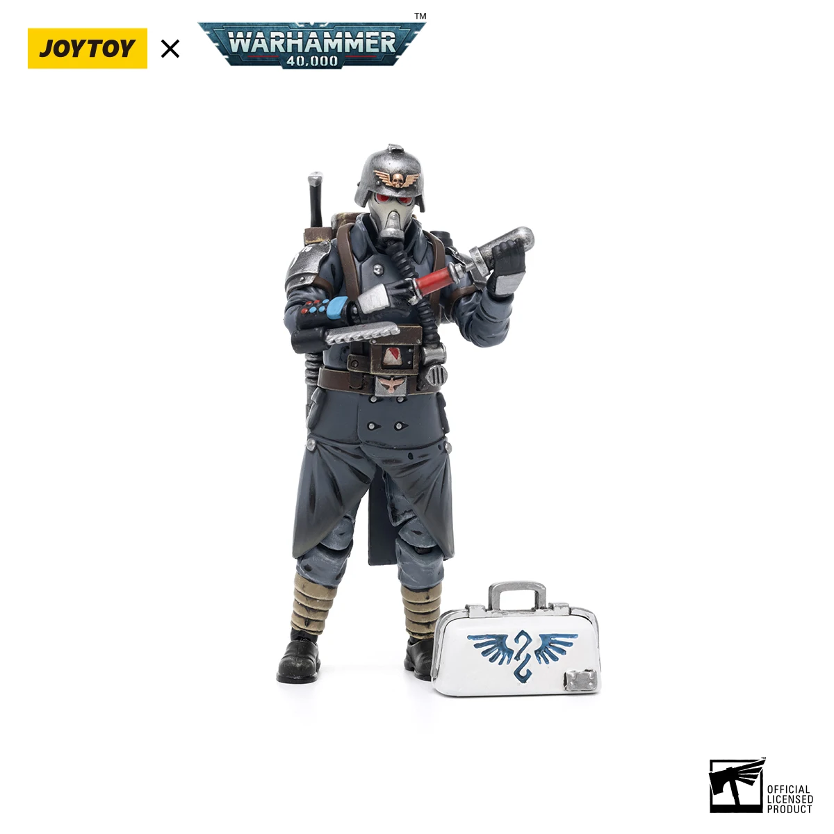 [Pre Order] JOYTOY Warhammer 40K1/18 Action Figure Astra Militarum Death Korps of Krieg Veteran Squad Anime figuren Speelgoed Model