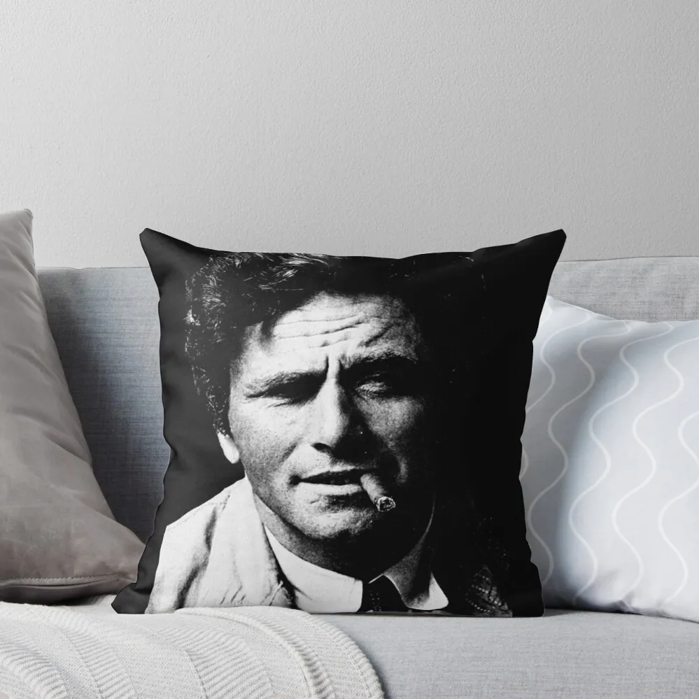 

Columbo Portrait Throw Pillow home decor items Couch Cushions