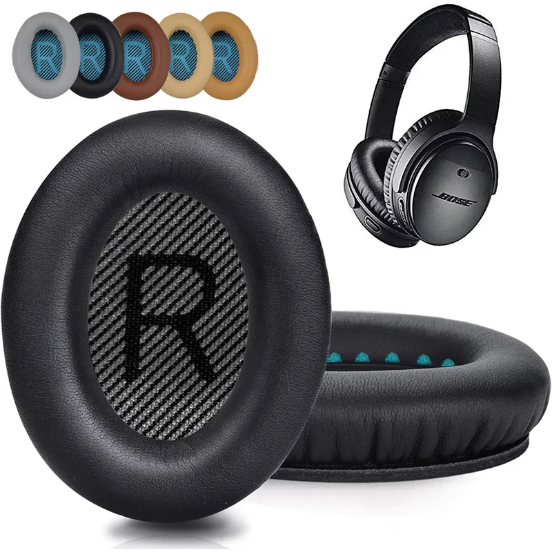 Kopfhörer Pads Für Bose QuietComfort QC2 QC15 QC25 QC35 AE2 AE2w Ersatz Ohrpolster Mesh tuch Speicher Abdeckungen Schwamm Weiche Protein