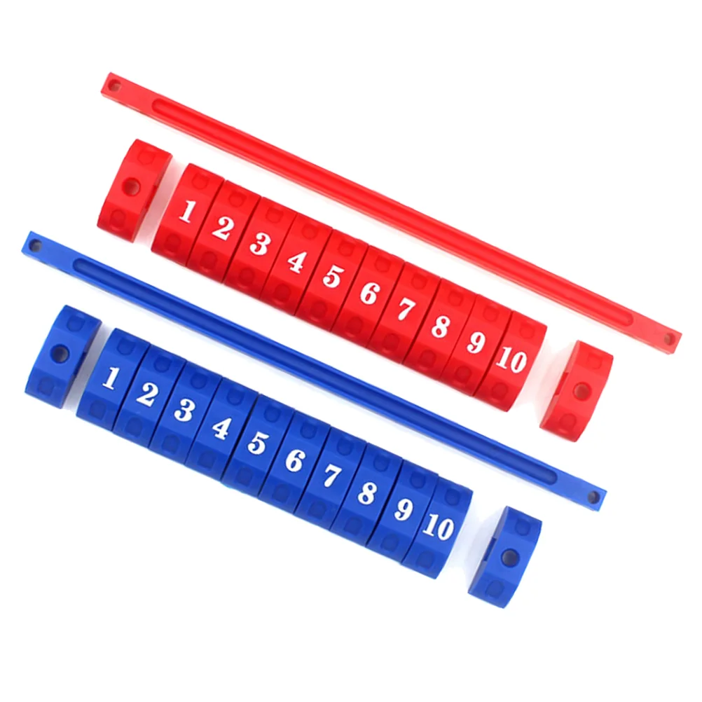 

2pcs Durable Blue Red Plastic Scorer for Foosball Dongdongjian Football Goal Record Scoring Units