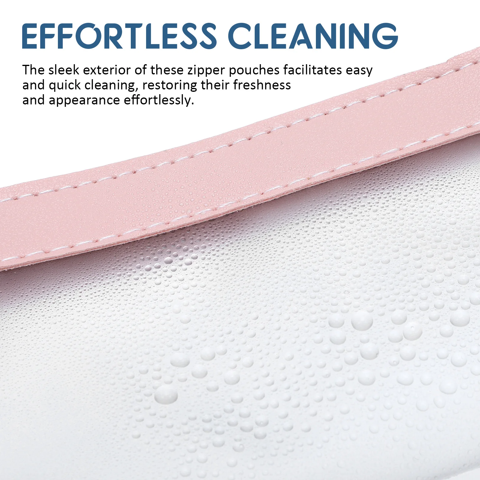 

4Pcs Envelope Money Bags Semi Clear Pencil Pouch Zipper Pen Holder Makeup Organizer Stationery Organizer Coin Cash Bag