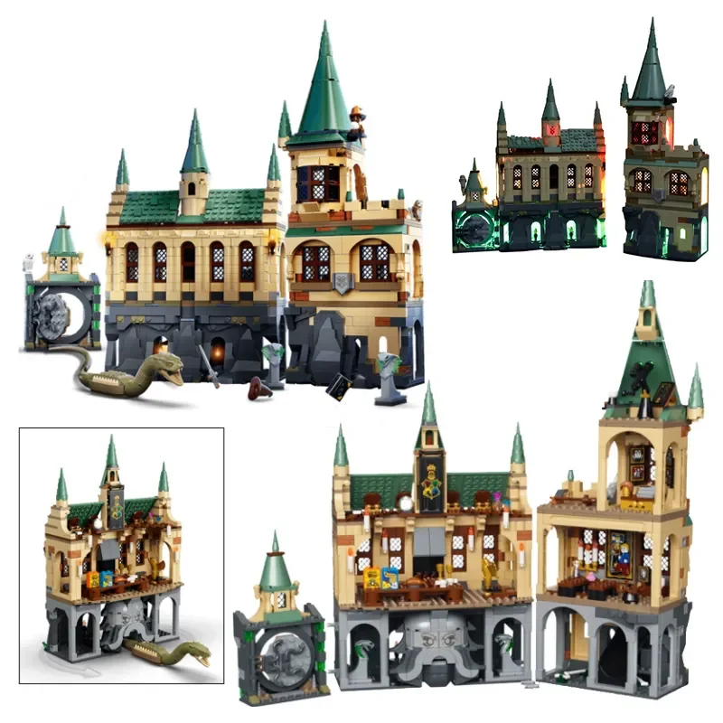 Magic Movie 76389 Chamber of Secrets Building Model Building Blocks Children\'s Educational Toys Christmas Birthday Gift