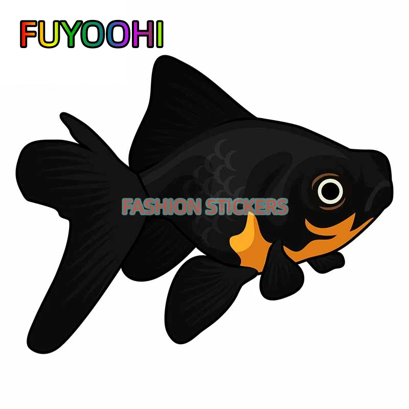 FUYOOHI Funny Stickers Fish Creative Auto Air Decal Make Your Car Stand Out with Creative Car Sticker