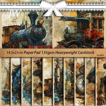 Jianwu vintage animais escuros personagem flor colagem decoração material papel criativo diy lixo diário scrapbooking papelaria