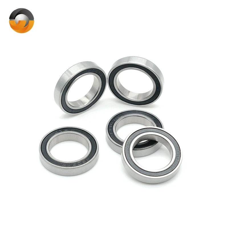 6Pcs 6803 2RS Bearing 17*26*5 mm  ABEC-7 C2 Metric Thin Section 61803RS 6803 RS Ball Bearings 6803RS