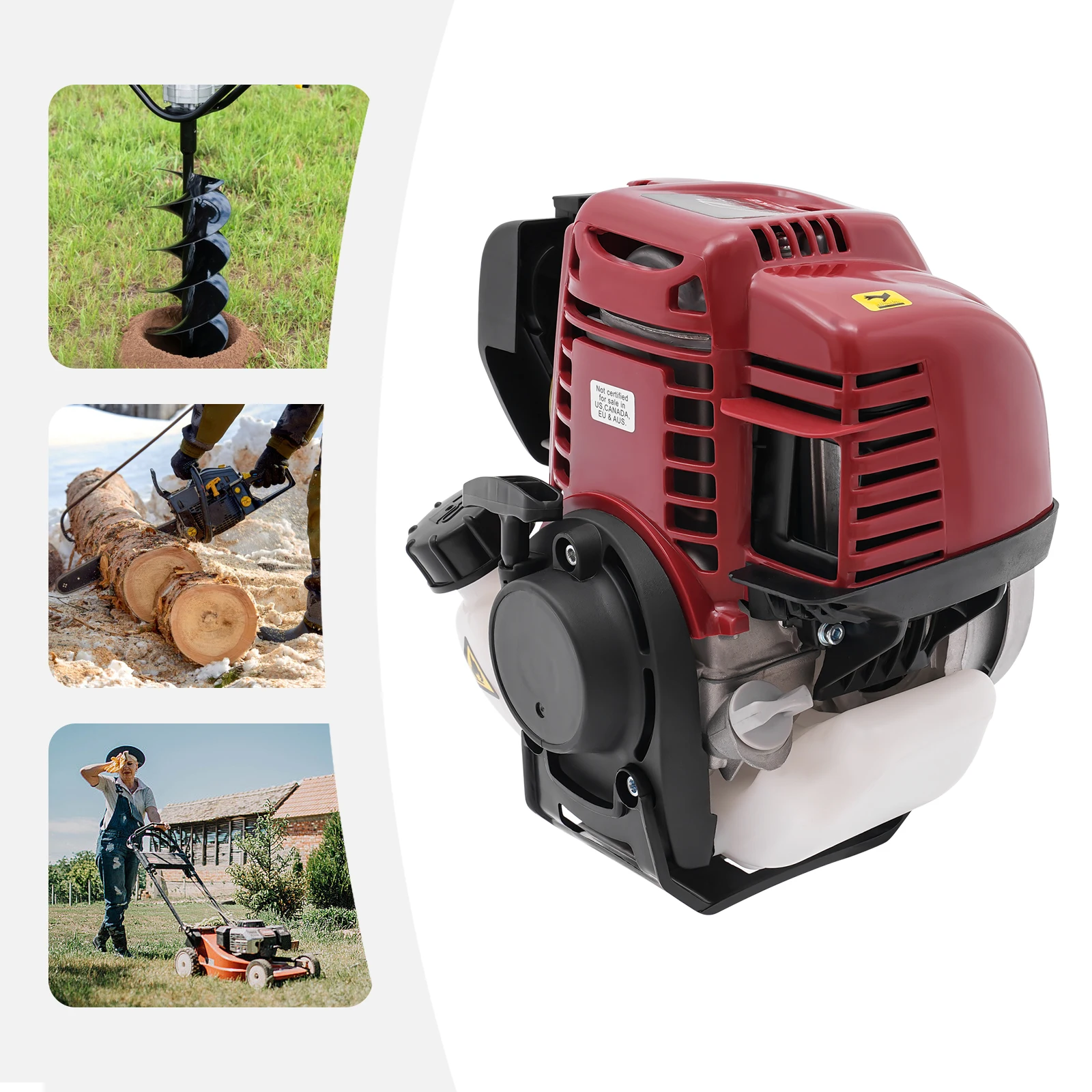 

4-Stroke Power Engine Single Cylinder Pull Start Gas Engine for Lawnmower Brushcutter Water Pump Agricultural Machine