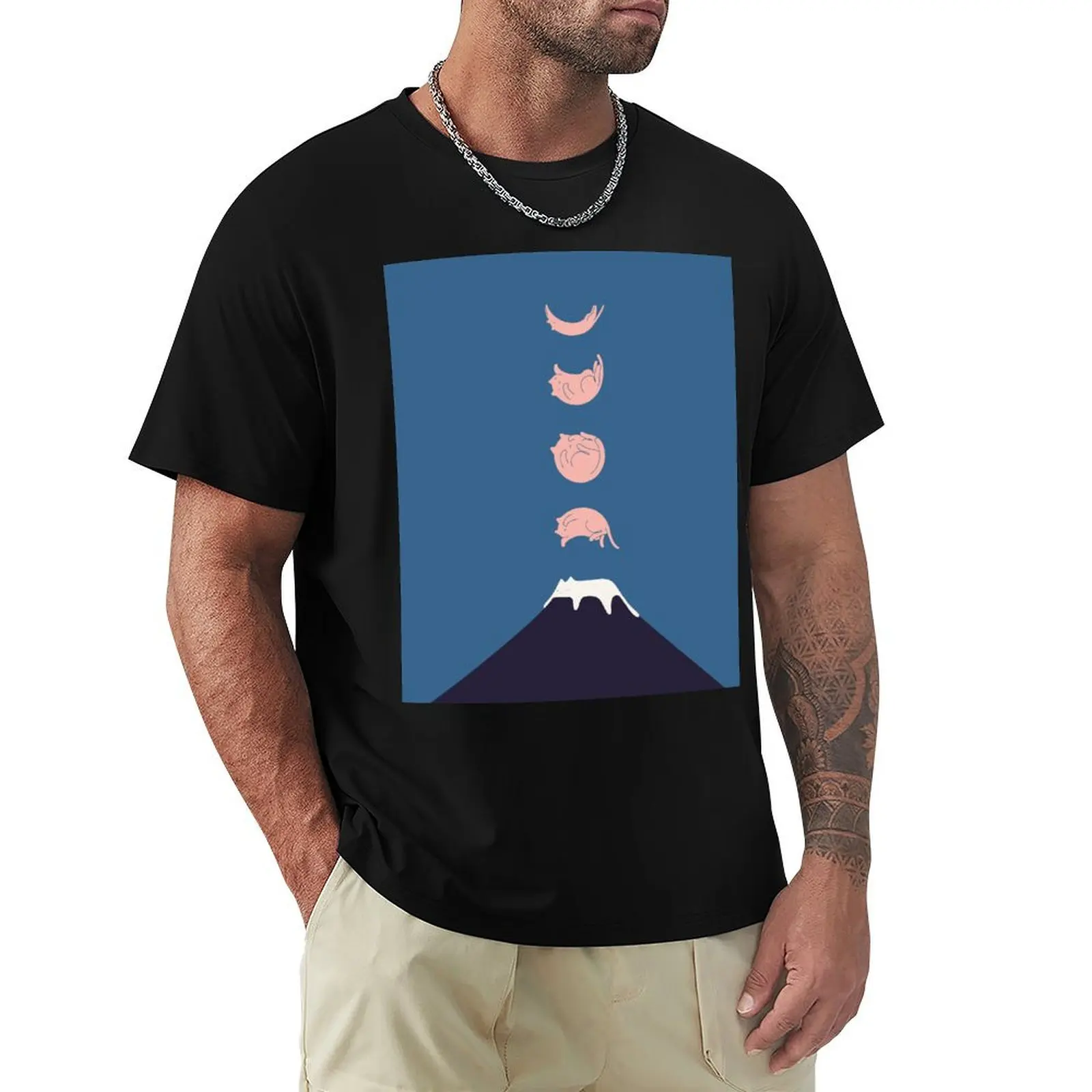 

Cat Landscape 73 T-Shirt Athletic Fit Sports Short Sleeve Top