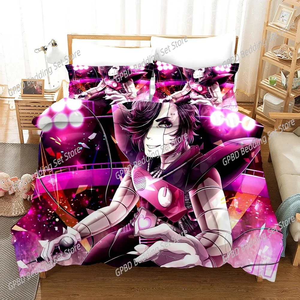

Undertale Sans Comfortable Duvet Quilt Cover Pillowcase Bedding Set Children Bedroom Decoration Home Textile