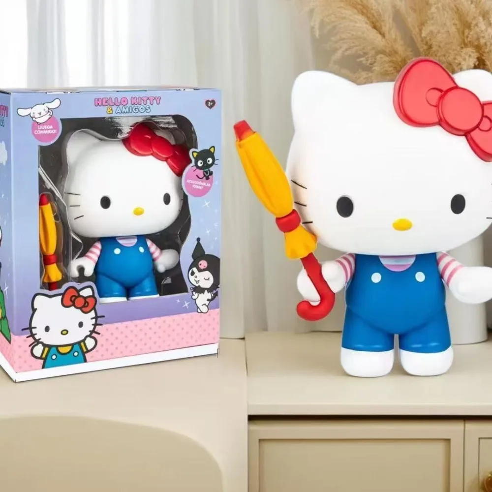

Kawaii зонтик Hello Kitty кукла модель мультфильм аниме персонаж моя мелодия фигурка украшение для рабочего стола орнамент женский подарок
