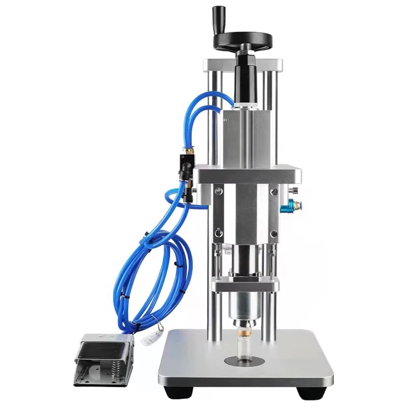 YT-80ZX Flacon pneumatische rolmachine, Afdekmachine, Automatische sluitmachine, Farmaceutische aluminium plastic dopafdichting