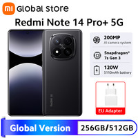 Xiaomi Redmi Note 14 Pro Plus 5G Smartphone Global Version Snapdragon 7s Gen 3 200MP OIS Camera 6.67\