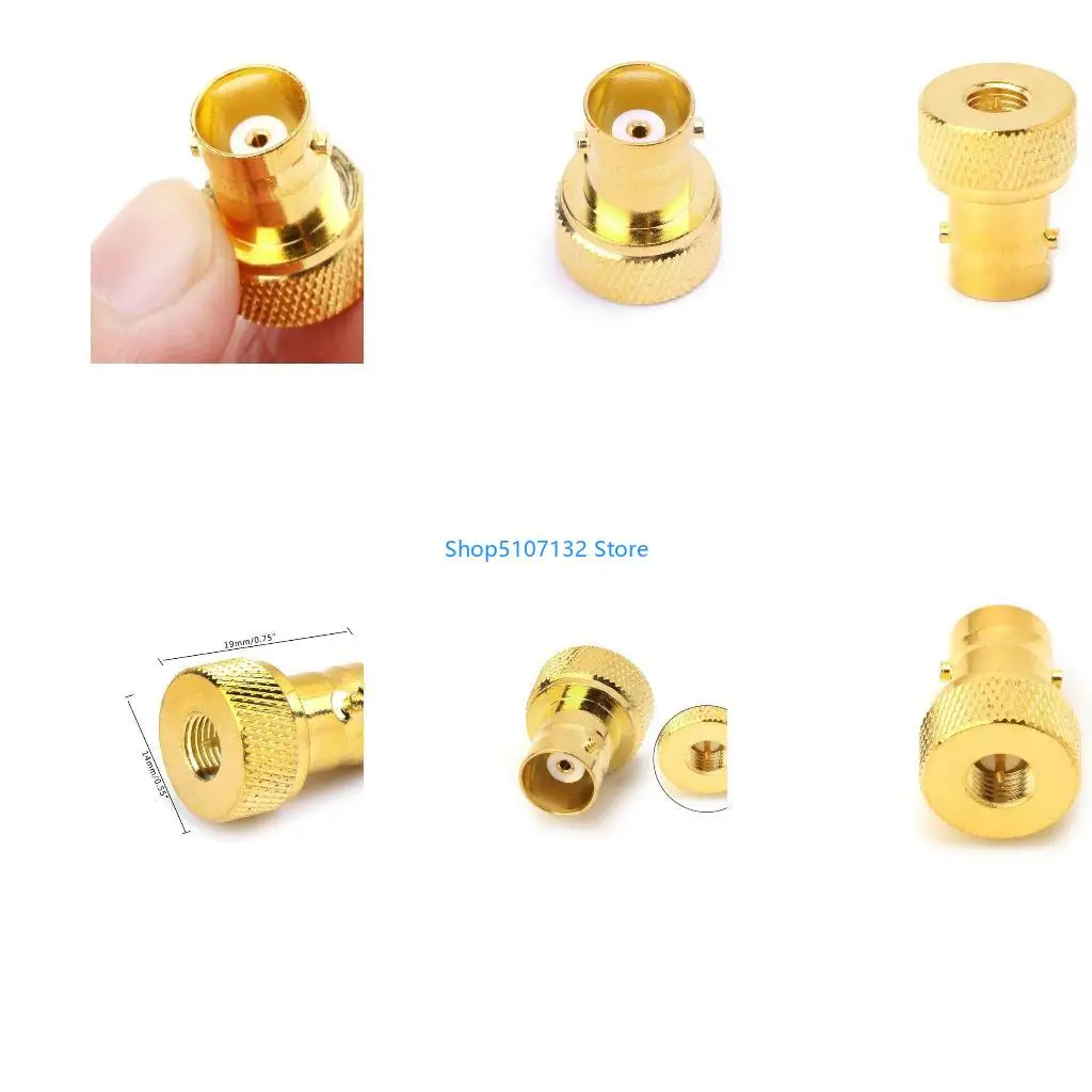 87HD BNC Female To SMA Male Plug RF Connector Coaxial Converter Adapter Straight