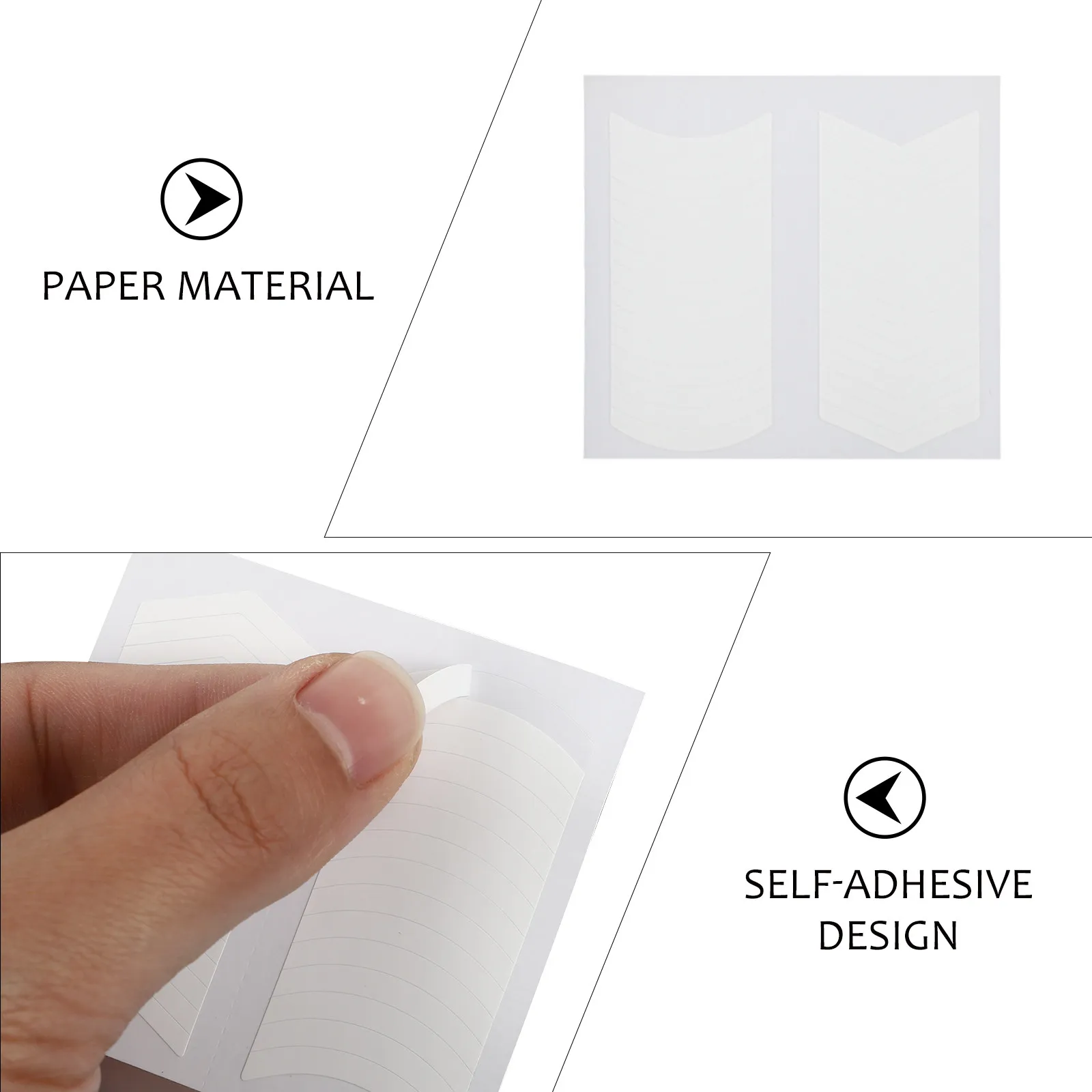 

90 Sheets Nail Guide Sticker French Tip Nail Tool for Professional Style Manicure Decoration French Manicure Sticker