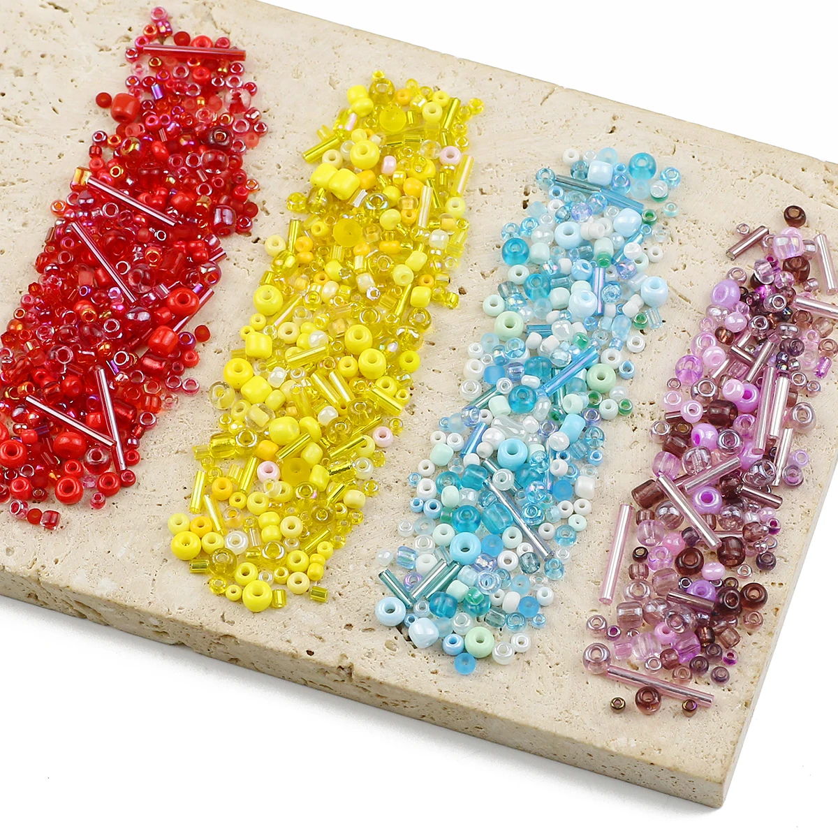 Cuentas de vidrio de semilla d - Seed Bead Tube reseña y precio