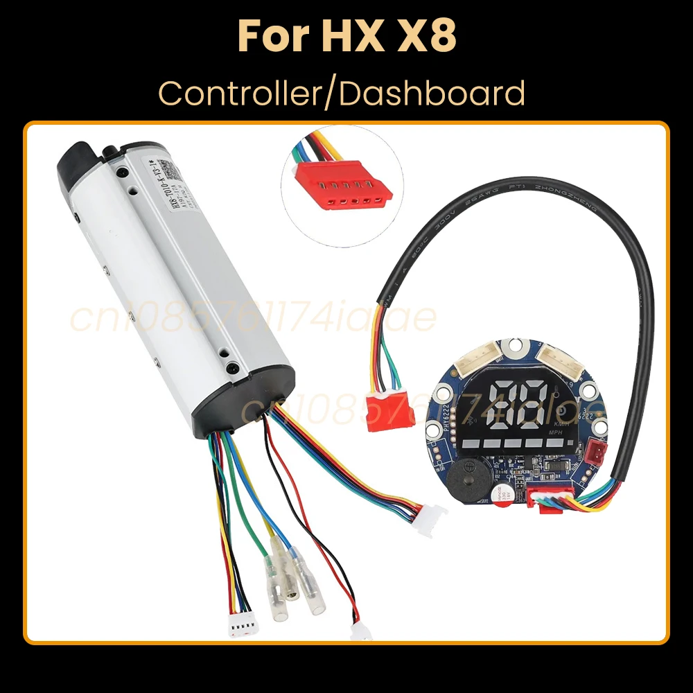 36V 17A Controller Dashboard For HX X8 Electric Scooter Motherboard Motor Module Central Control Display Screen Replacement Part