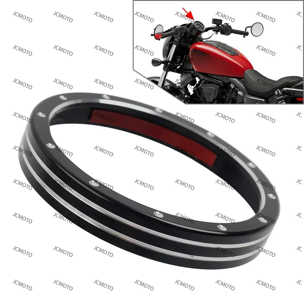 For Harley Nightster RH975 2022-2025 & Nightster Special RH975S 2023-2025 Speedometer Gauge Bezel Accent Trim Ring