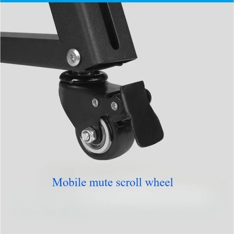 32-65 Inch Low Height TV Stand Movable Tripod Stage Screen Cart Cold-rolled Sheet Material Suitable for Flat Screen TVs