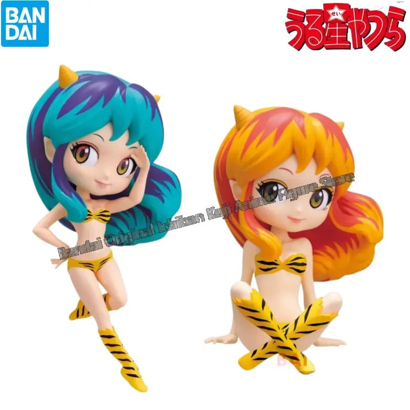 

Bandai In Stock Original Box Garage Kit Model Urusei Yatsura Lum Qposket Anime Characters Collectible Original Action Figure